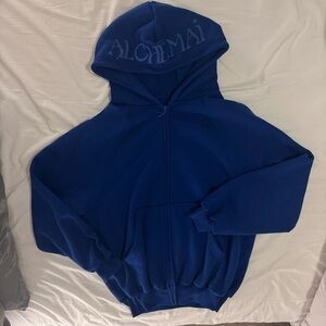Blue Alchemai Zipped Hoodie
